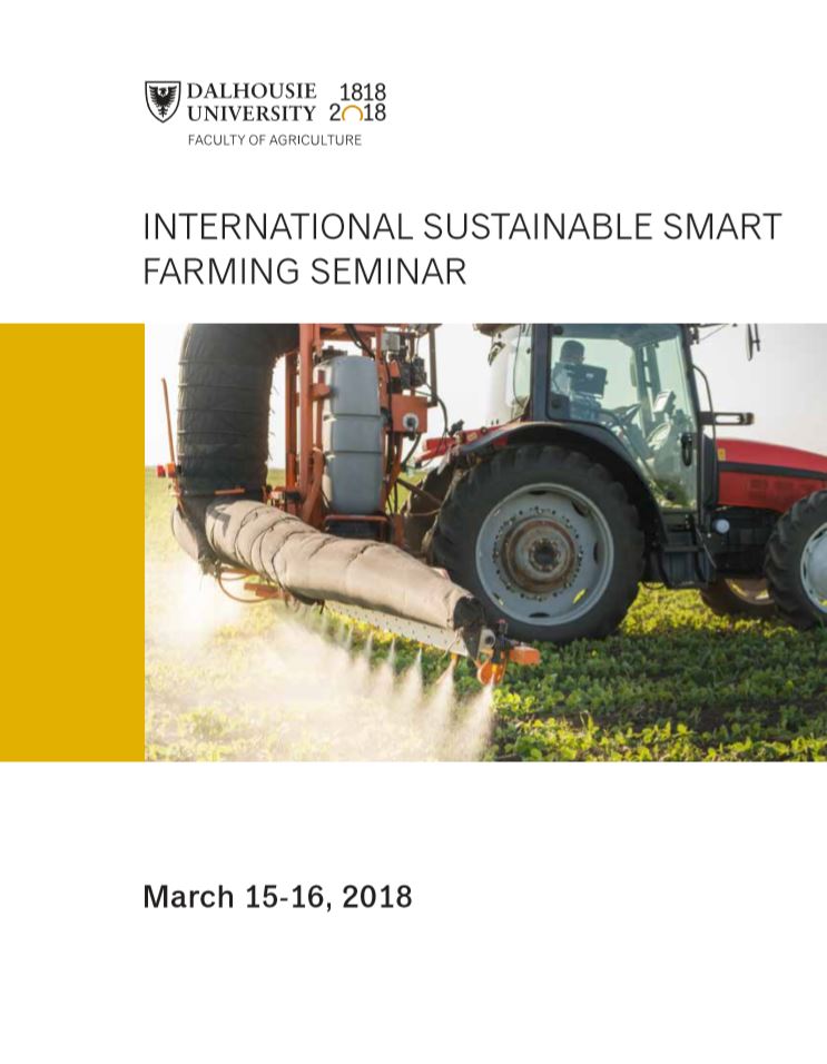 Seminar Schedule Precision Agriculture Research Program Dalhousie University